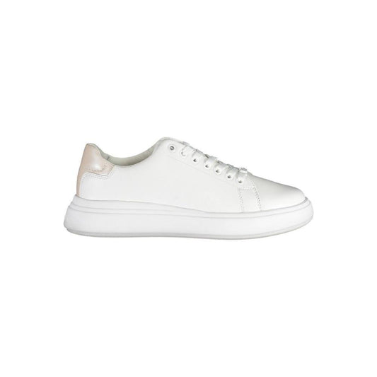 Calvin Klein White Leather Women Sneaker CA-37315-EU38/US8