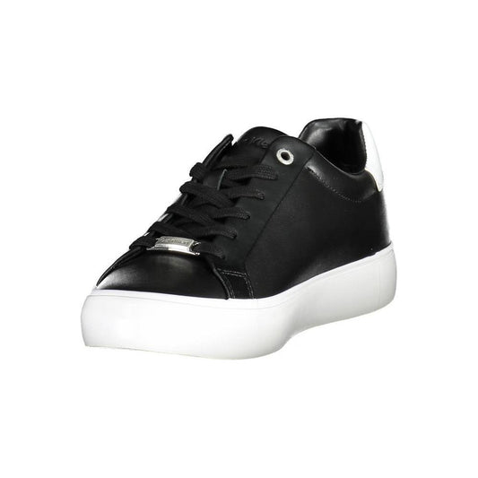 Calvin Klein Black Leather Women Sneaker CA-37053-EU36/US6