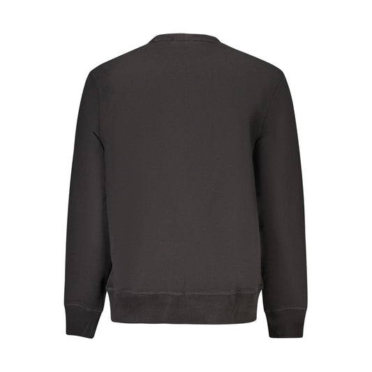 Calvin Klein Black Cotton Men Sweater CA-38353-S