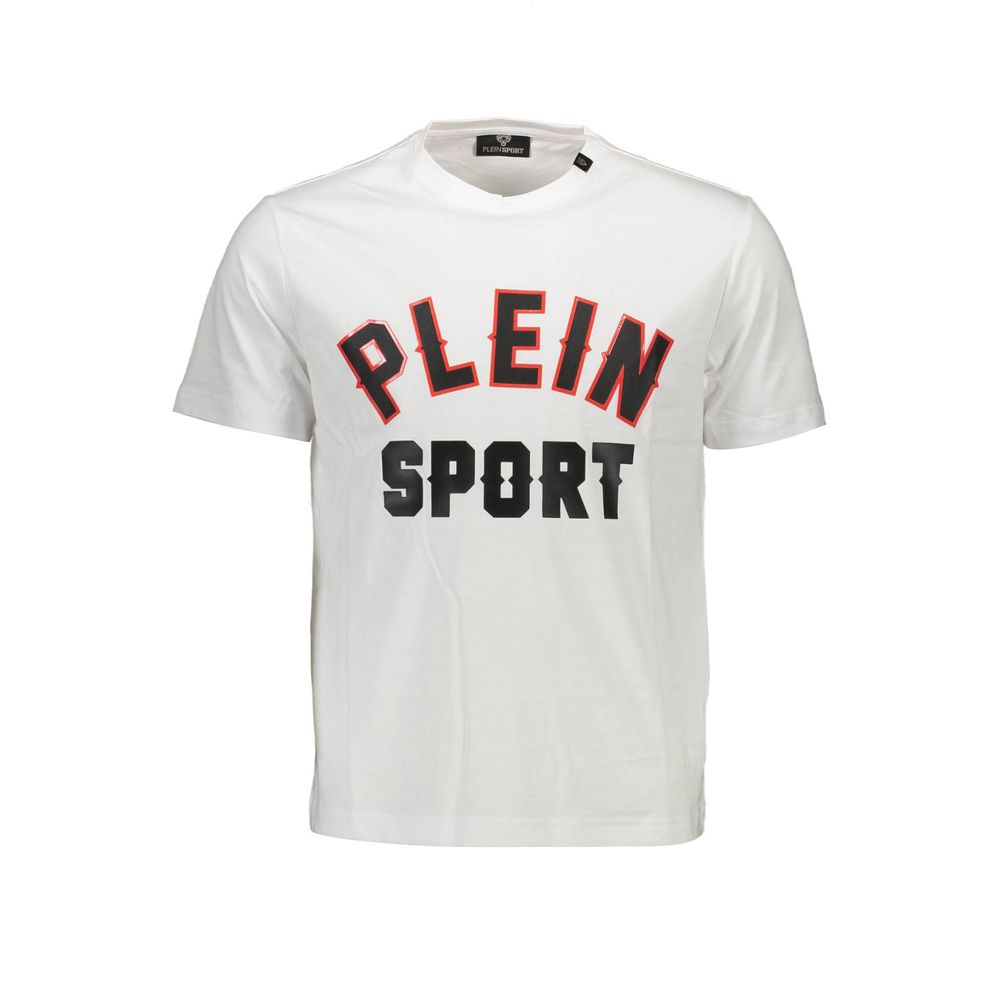 Plein Sport White Cotton T-Shirt