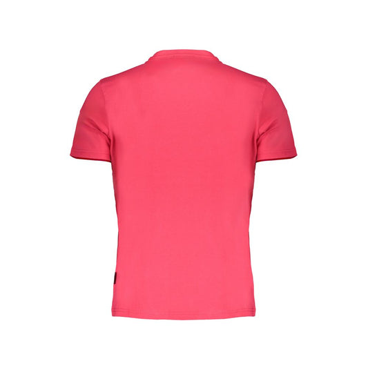 Napapijri Pink Cotton T-Shirt NA-29526-M