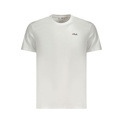 Fila White Cotton T-Shirt