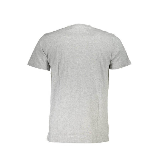Cavalli Class Brown Cotton Men T-Shirt CA-37673-M