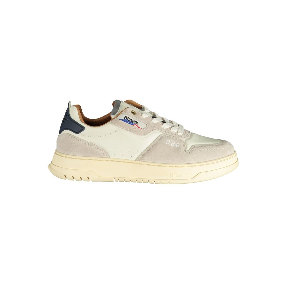 Blauer Bianco Poliuretano Men Sneaker 1728,67403481248,Athletic - Sneakers - Shoes,Blauer,EU41/US8,EU44/US11,EU45/US12,Men,New with tags,Shoes,Sneakers - Shoes,White