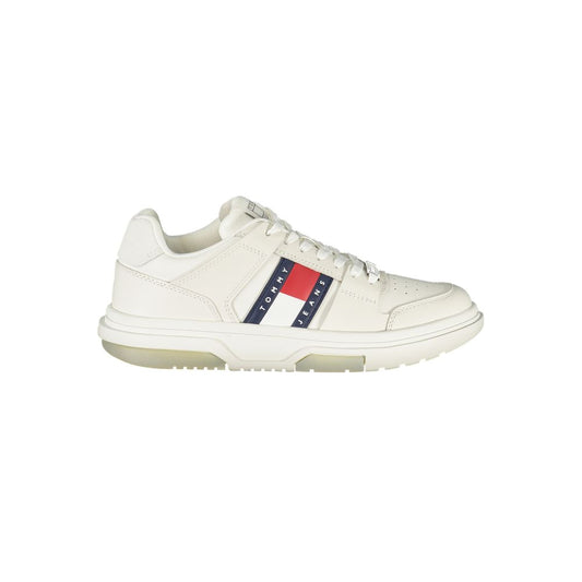 Tommy Hilfiger White Leather Women Sneaker TO-35331-EU36/US6