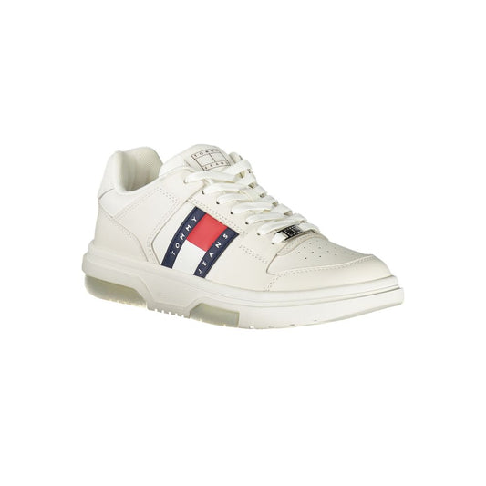 Tommy Hilfiger White Leather Women Sneaker TO-35331-EU36/US6