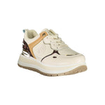 Laura Biagiotti Beige Polyester Women Sneaker LA-36480-EU36/US6