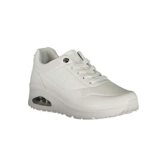 Laura Biagiotti White Polyester Women Sneaker LA-36482-EU39/US9
