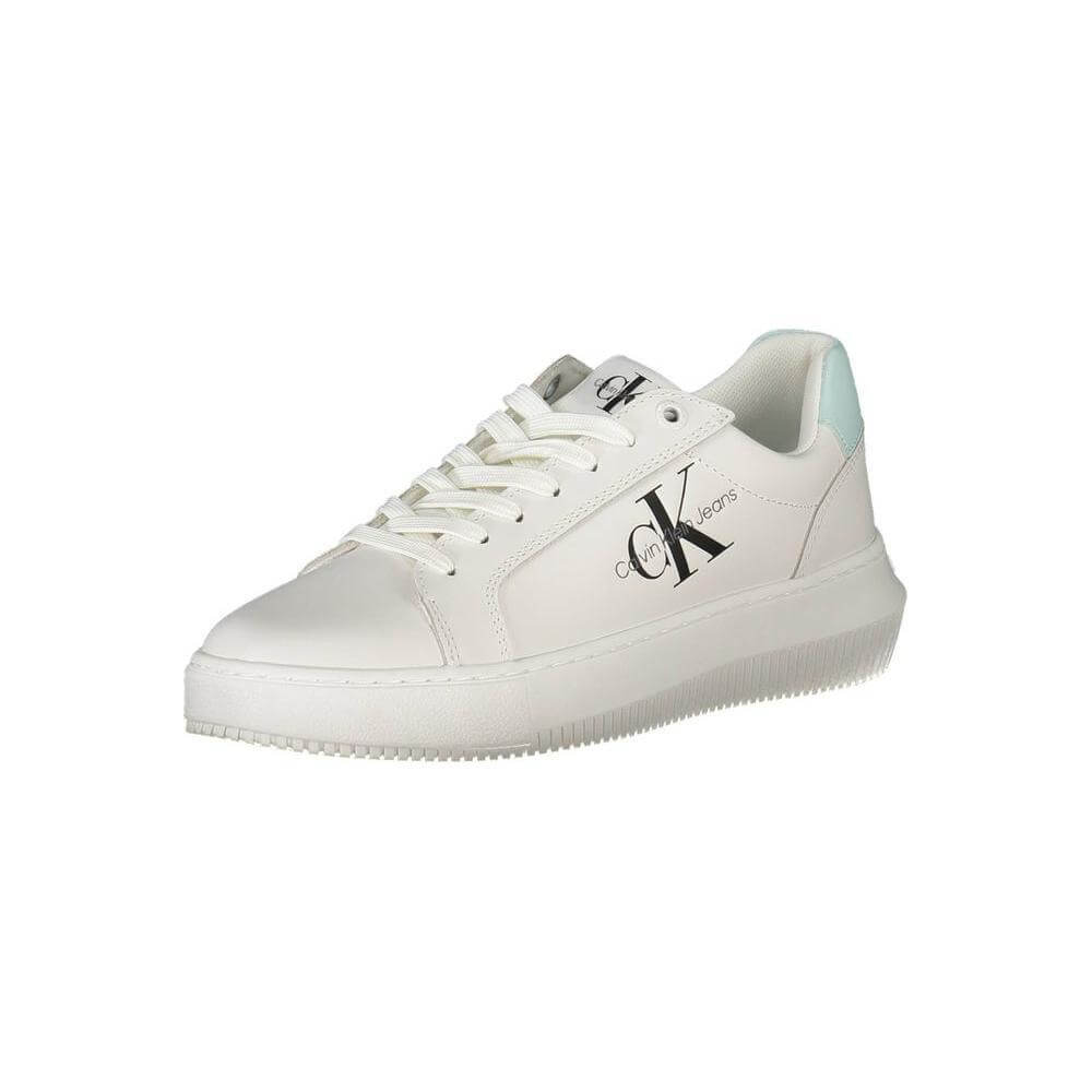 Calvin Klein White Recycled Polyester Women Sneaker CA-37230-EU36/US6