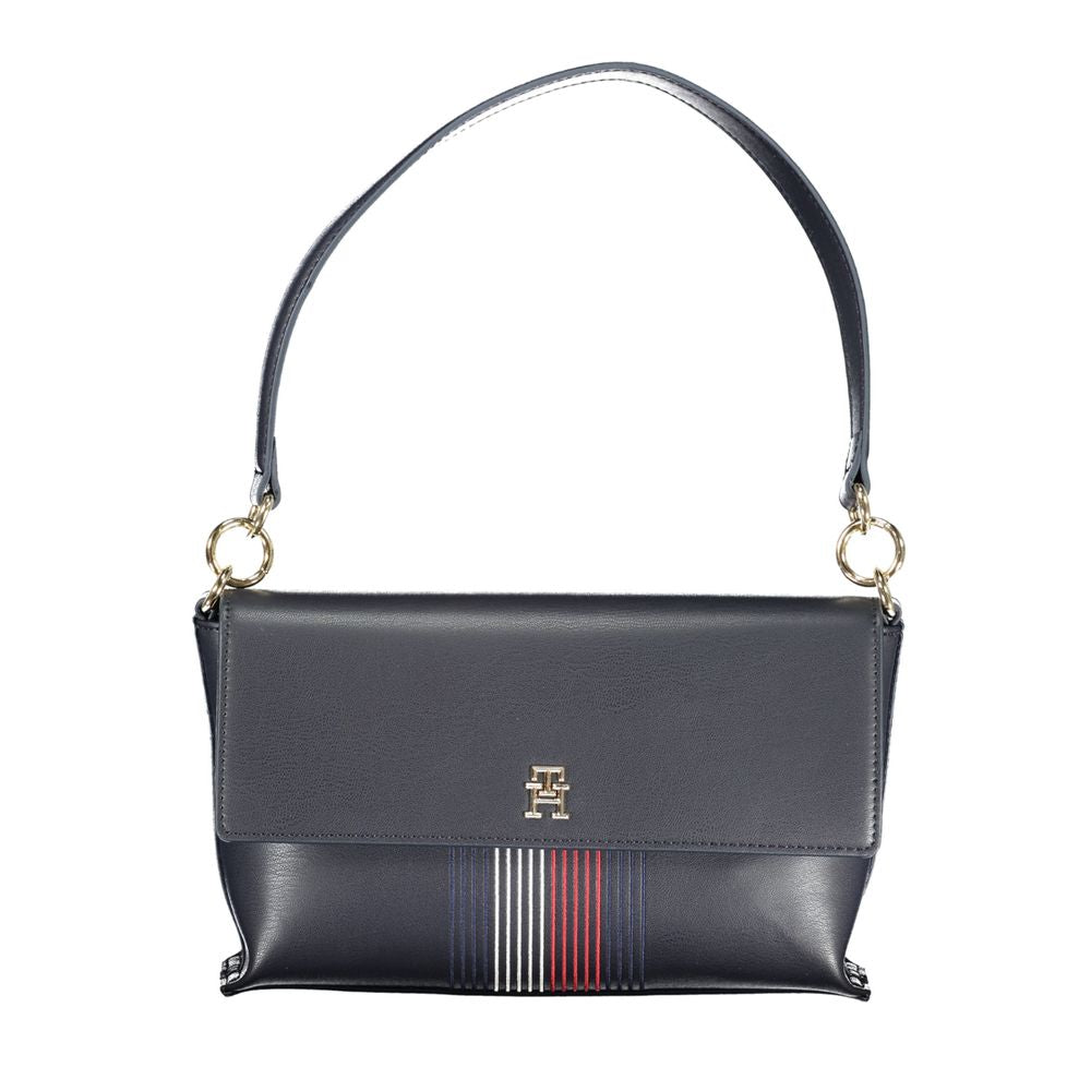 Front view with bag zipped and handles upright.