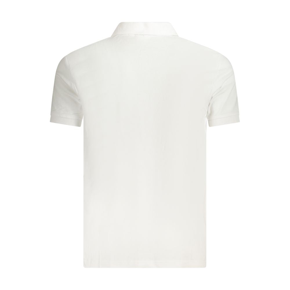 Fila White Cotton Polo Shirt