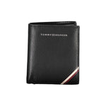 Tommy Hilfiger Black Leather Men Wallet TO-25968