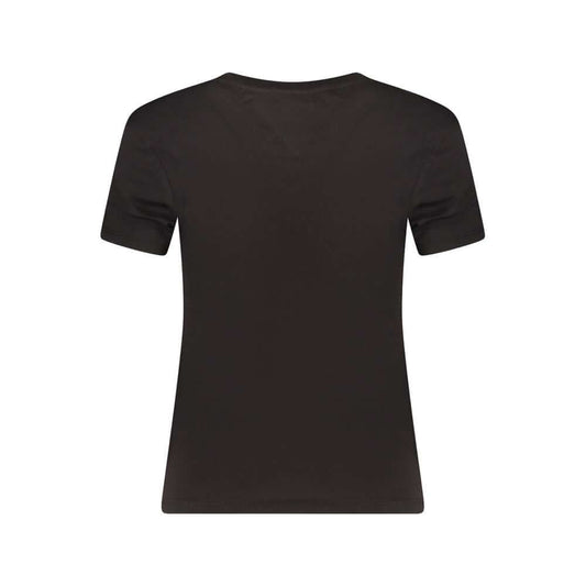 Tommy Hilfiger Black Cotton Tops & T-Shirt TO-36253-S