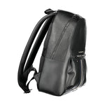 Tommy Hilfiger Black Polyester Men Backpack
