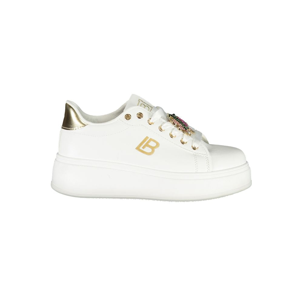 Laura Biagiotti White Synthetic Women Sneaker LA-36461-EU40/US10