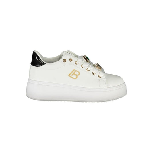 Laura Biagiotti White Synthetic Women Sneaker LA-36475-EU39/US9