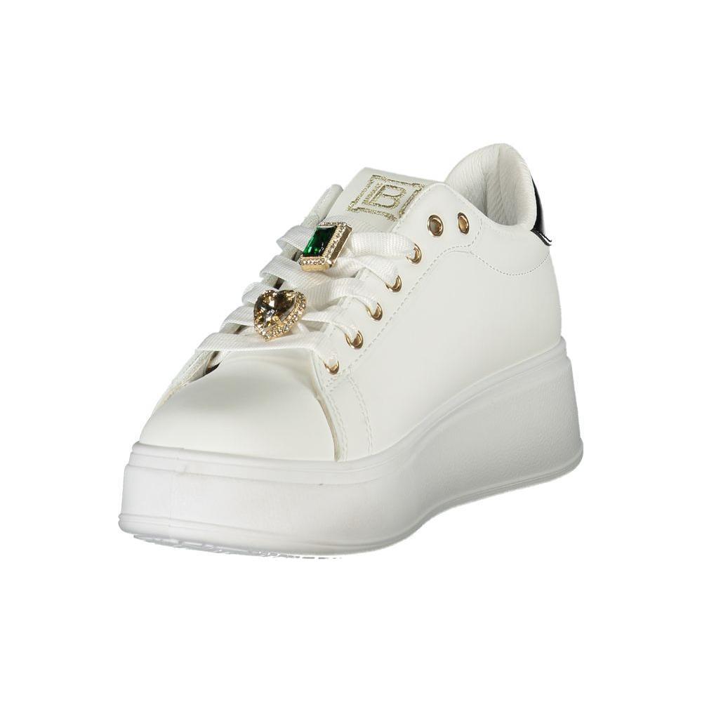 Laura Biagiotti White Synthetic Women Sneaker LA-36475-EU39/US9