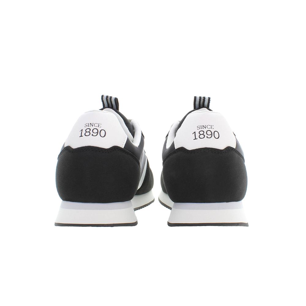 U.S. POLO ASSN. Black Polyester Men Sneaker 1728,67403481248,Athletic - Sneakers - Shoes,Black,EU43/US10,EU44/US11,EU45/US12,Men,New with tags,Shoes,Sneakers - Shoes,U.S. POLO ASSN.