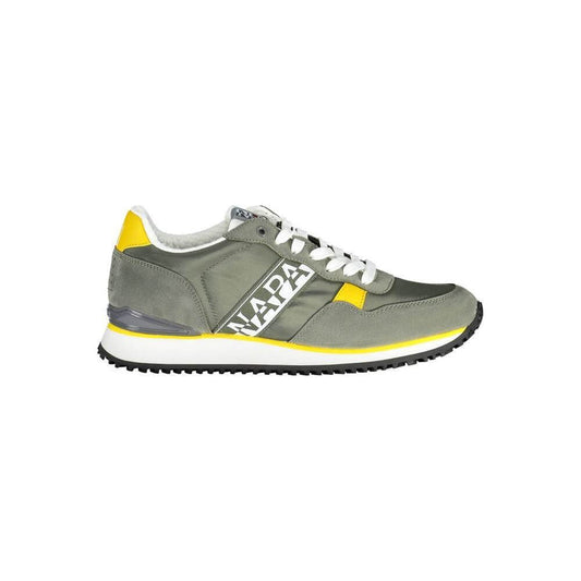 Napapijri Green Polyester Men Sneaker NA-37483-EU44/US11