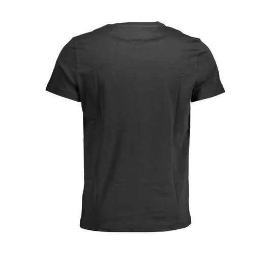 Tommy Hilfiger Black Organic Cotton Men T-Shirt TO-37526-XXL