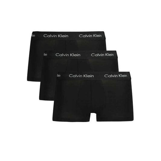 Calvin Klein Black Cotton Men Boxer CA-37482-M