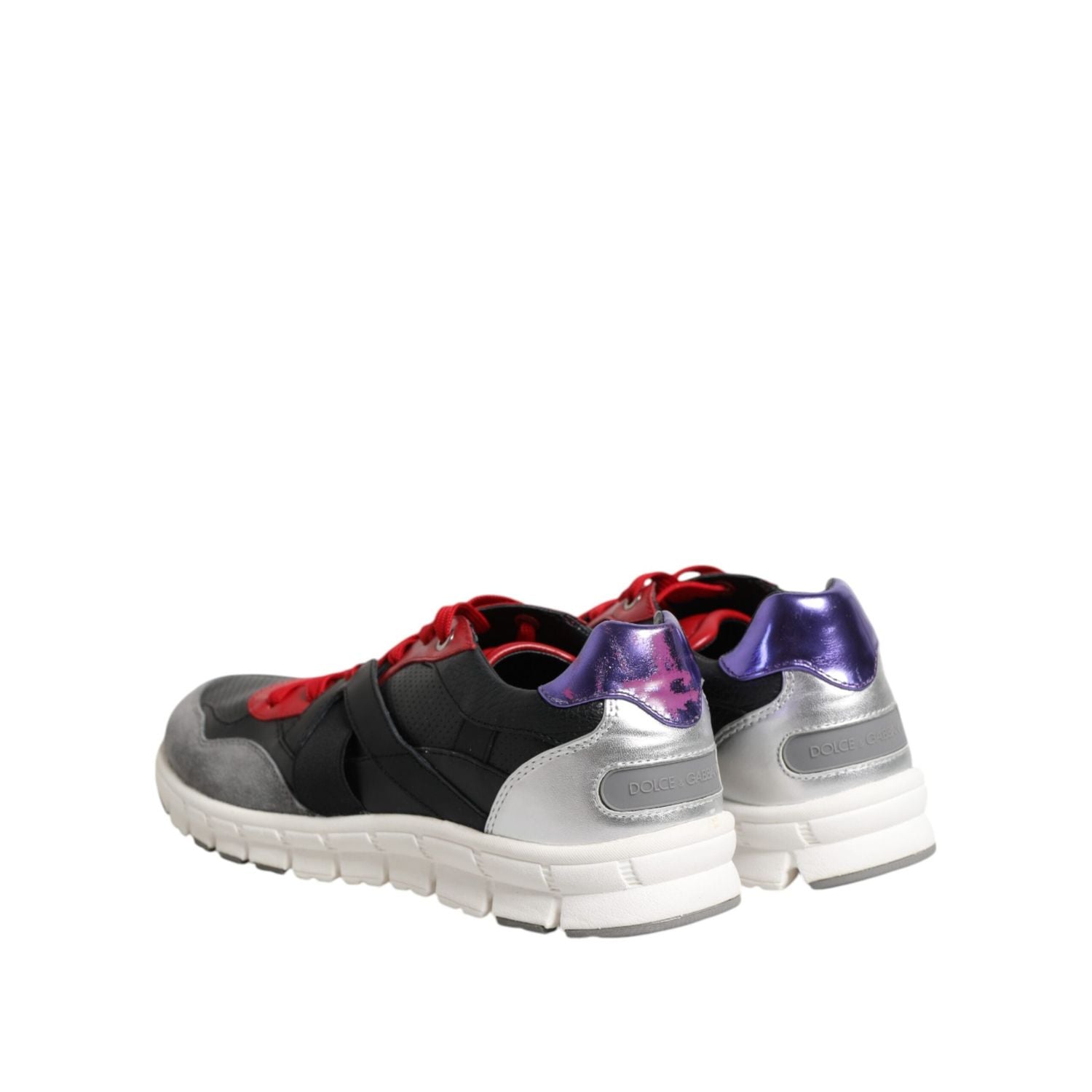 Dolce & Gabbana Multicolor Lace Up Low Top Men Sneakers Shoes