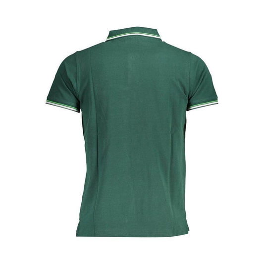 Norway 1963 Green Cotton Men Polo Shirt NO-37899-L