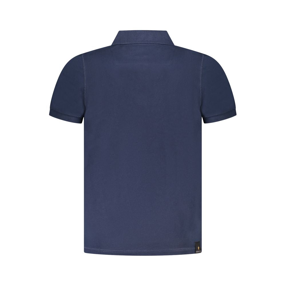 Accademia Militare Blue Cotton Polo Shirt AC-36534-S