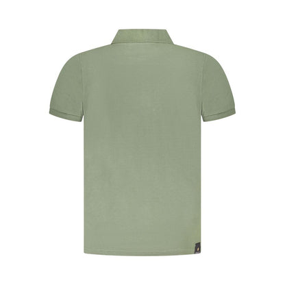 Accademia Militare Green Cotton Polo Shirt