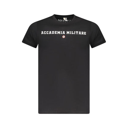 Accademia Militare Black Cotton T-Shirt