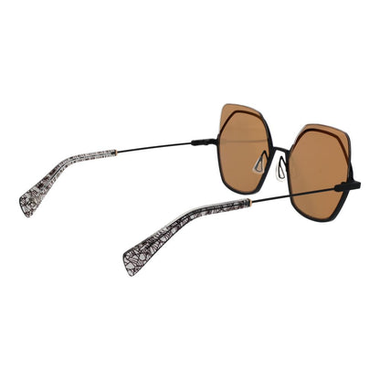 Yohji Yamamoto Gold Unisex Sunglass