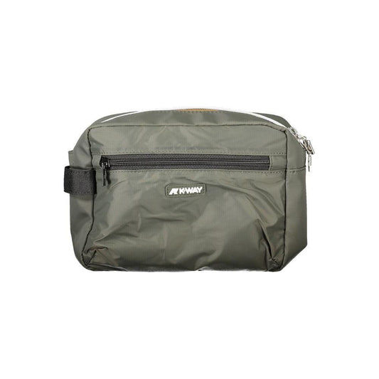 K-WAY Green Polyamide Men Leather Accessory KW-38731