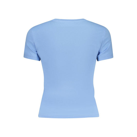 Tommy Hilfiger Blue Cotton Tops & T-Shirt