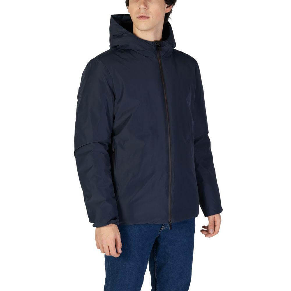 Suns Blue Polyester Jackets & Coat SU-15734400010-IT44 | S