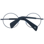 Yohji Yamamoto Gray Unisex Glasses Frame with full-rim panto style and monel material, featuring a 48-21-145 size.