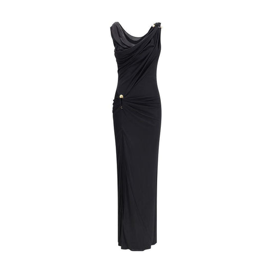 Versace Draped jersey long Dress VE-10204241A124971B000-IT42 | L