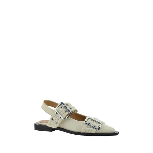 Ganni Feminine Buckle slingback Ballerinas GA-S2842135-EU36/US6