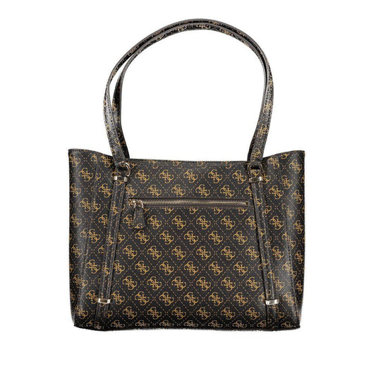 Guess Jeans Brown Polyethylene Handbag GU-32228
