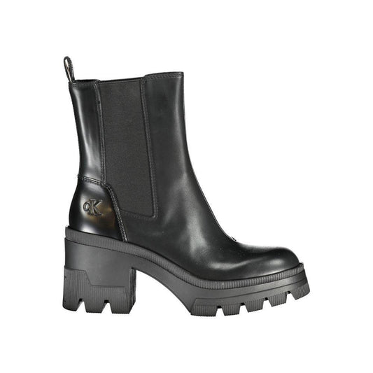Calvin Klein Black Polyester Boot CA-25035-EU38/US8