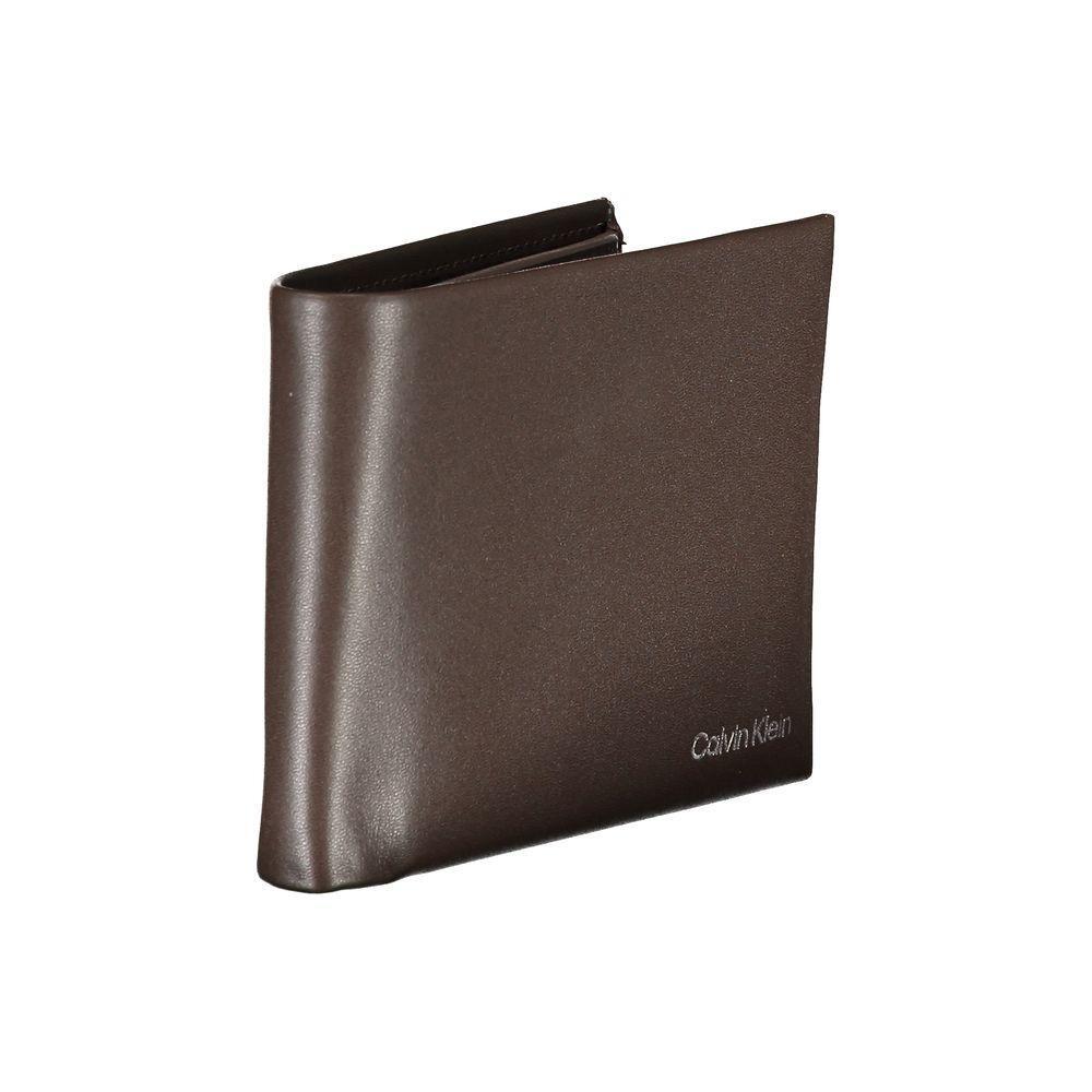 Calvin Klein Brown Leather Wallet CA-25965