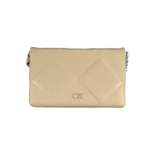 Calvin Klein Beige Polyester Handbag
