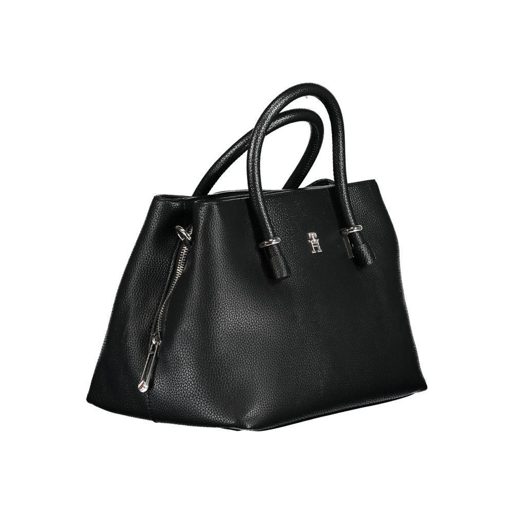 Tommy Hilfiger Black Polyethylene Handbag TO-27539