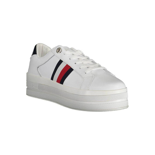 Tommy Hilfiger White Polyester Sneaker TO-15145-EU41/US11