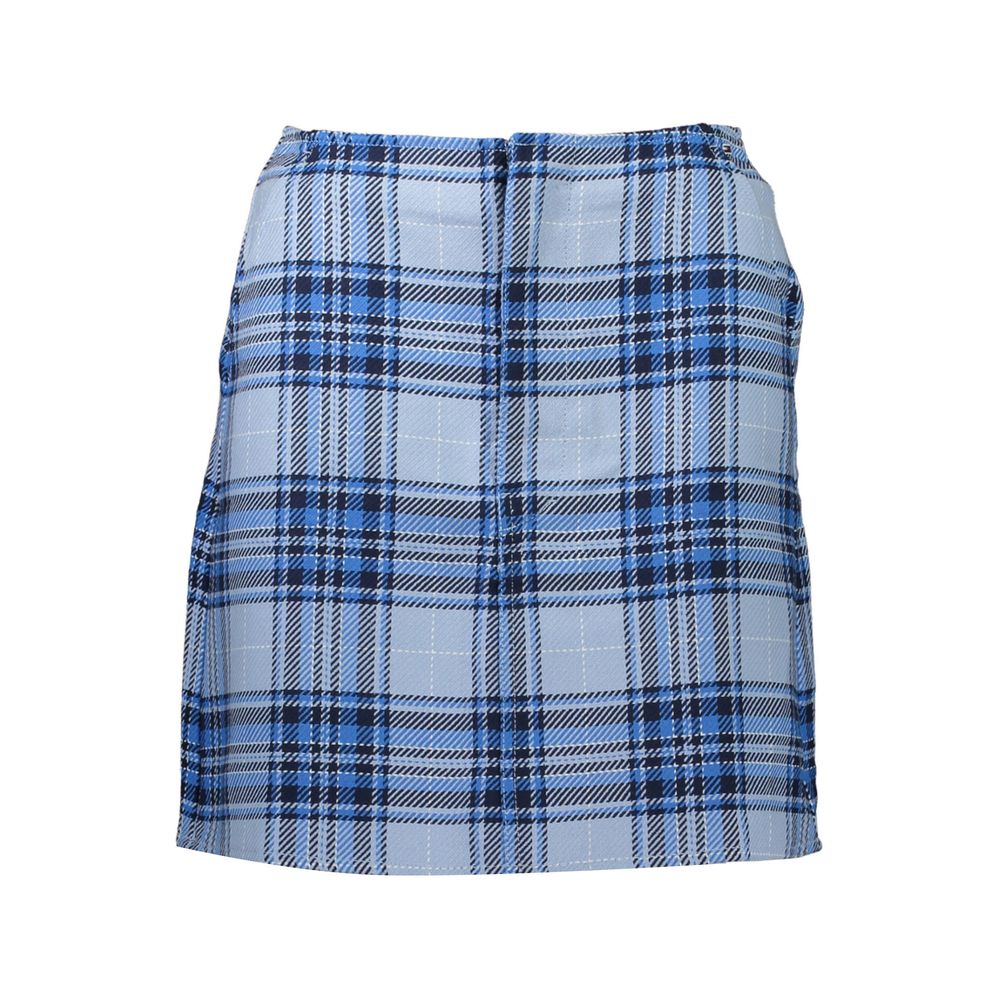 Tommy Hilfiger Blue Cotton Skirt