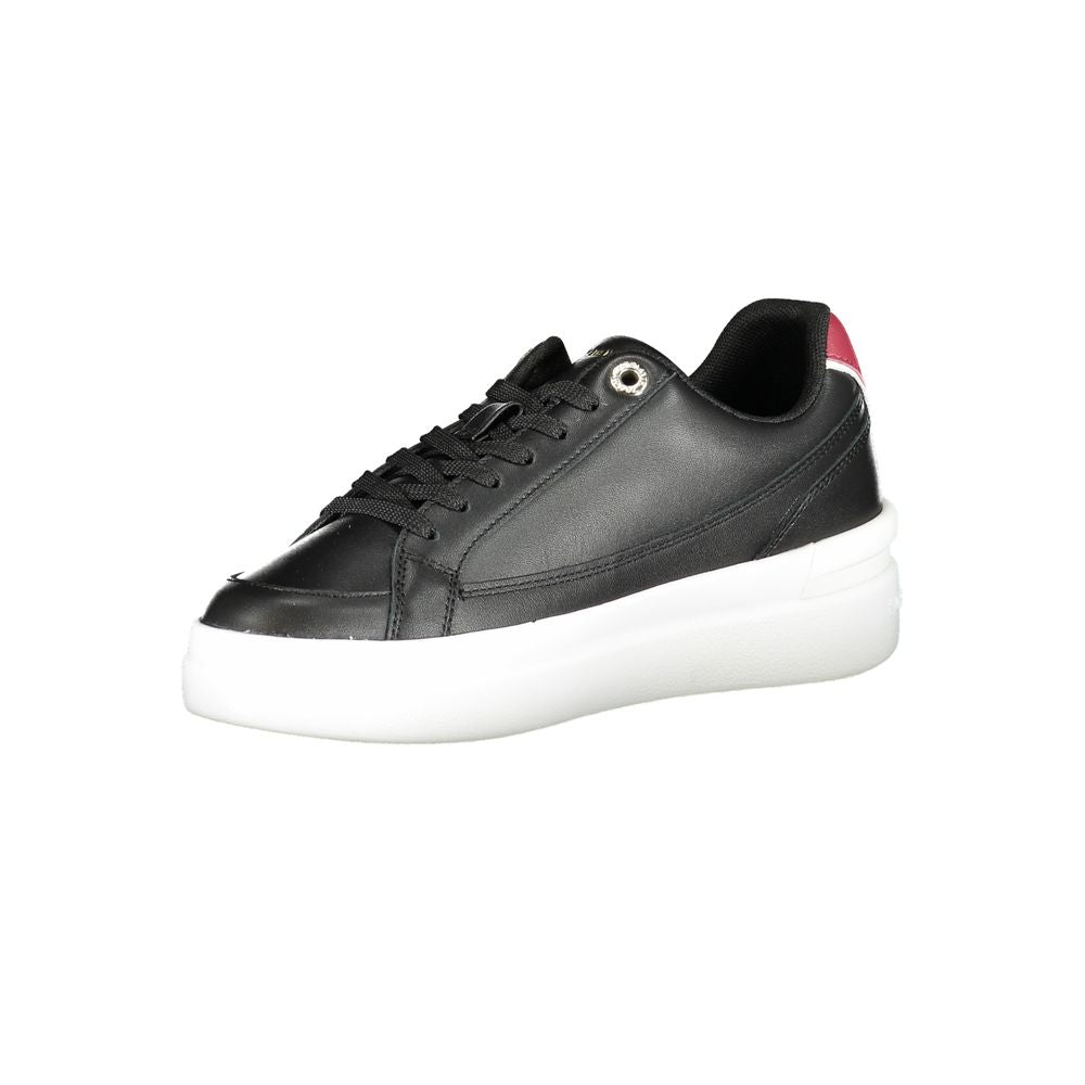 Tommy Hilfiger Black Polyester Sneaker TO-25044-EU39/US9