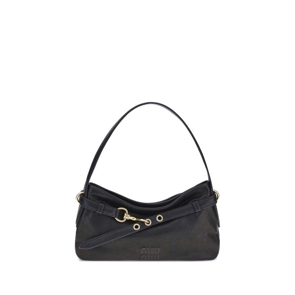 Miu Miu Aventure Shoulder Bag MI5BC182VOOO2BBLF0002BB
