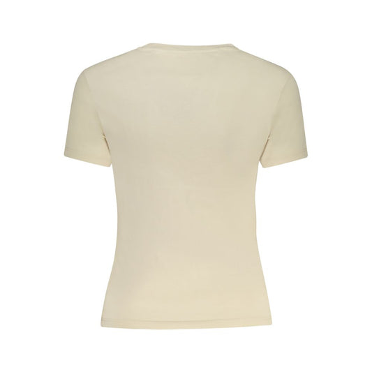 Tommy Hilfiger Beige Cotton Tops & T-Shirt TO-38448-XL