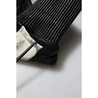 Dolce & Gabbana Multicolor Lambskin Tapered Men Pants