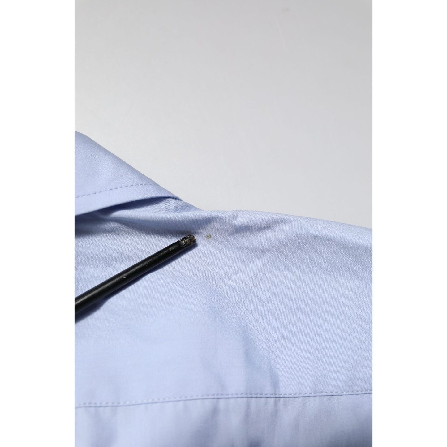 Dolce & Gabbana Light Blue Cotton Long Sleeves Dress Shirt