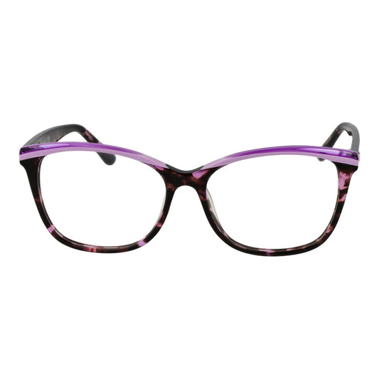 Alt Tag: Guess Purple Women Glasses Frame in acetate, full-rim cat eye style with 54-15-140 dimensions, includes branded case.